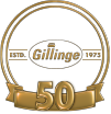 Gillinges jubileumslogotyp som är skapad eftersom de firar 50 år i år.
